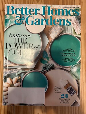Better Homes & Gardens Magazine April 2021 The Power Of Color-image