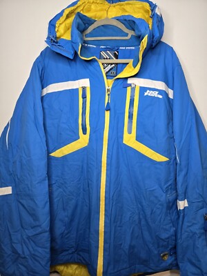 Vintage No Fear Padded Ski Snow Jacket Mens UK Size XXL-image