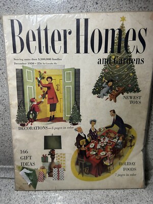 1950 Dec.  BETTER HOMES & GARDENS MAGAZINE - NICE ILLUSTRATED COVER-image