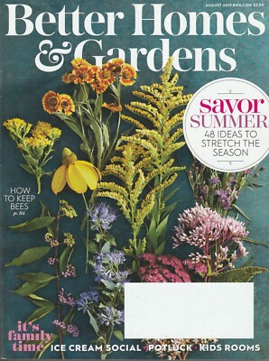 Better Homes & Gardens August 2019 Free & Fast SnH Best Deal on Ebay L@@K !!-image
