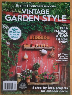 VINTAGE GARDEN STYLE Better Homes & Gardens Magazine 40+ Design & Display Ideas-image
