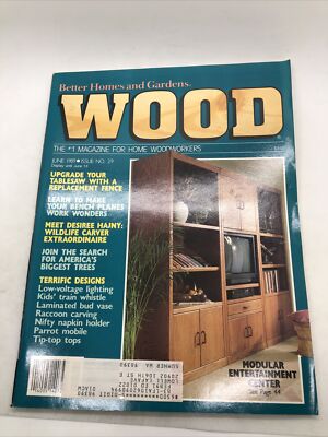Wood Magazine by Better Homes & Gardens June 1989-image
