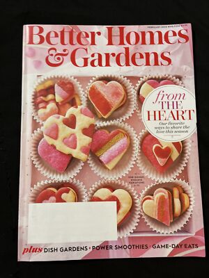 better homes & gardens February 2020. From the heart-image