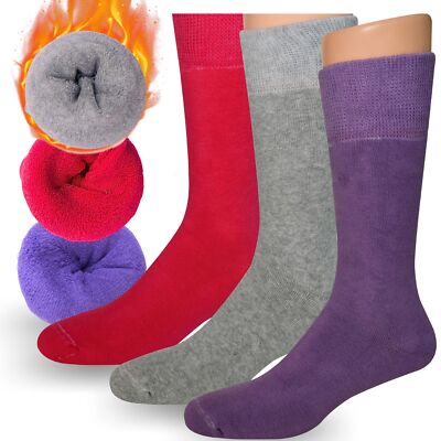 Diabetic socks for women/unisex - Cozy and fuzzy - Super soft and Cushioned-image