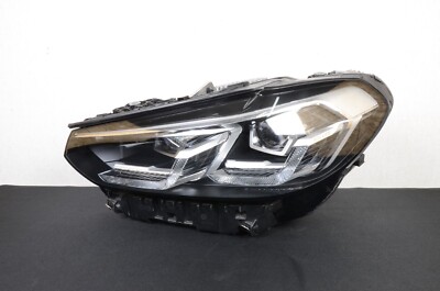 Complete! 2022 2023 2024 BMW X3 X4 Headlight LED LH Front Left Driver Chrome OEM-image
