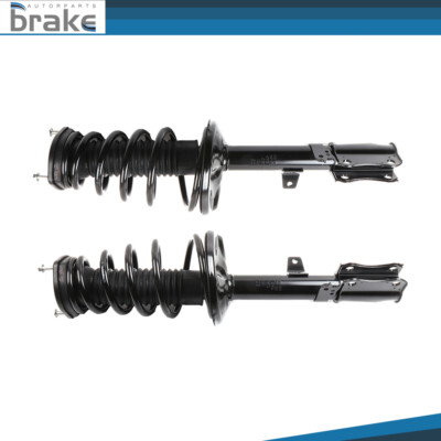 Rear (2) Complete Struts Shocks & Springs For Toyota Highlander fwd 2001-2003-image