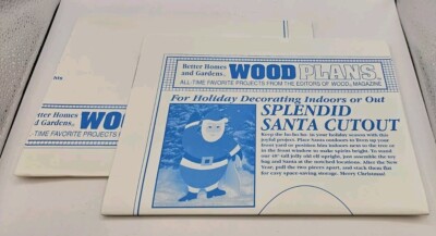 Better Homes & Gardens Wood Plans--Splendid Santa Cutout-image