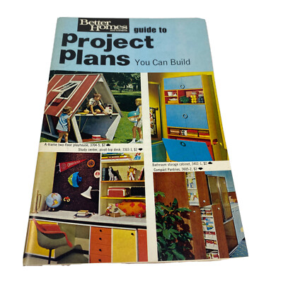 Retro 1972 Better Homes And Gardens Project Plans You Can Build Booklet-image