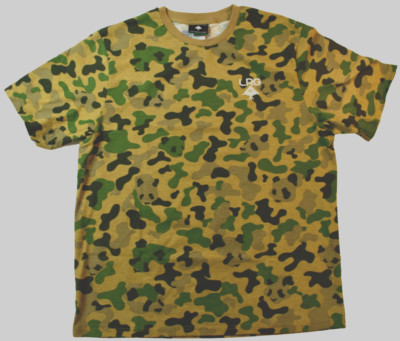 Lifted Research Group LRG Mens Camo Panda Plus Logo All Over Print Shirt NWT S-image