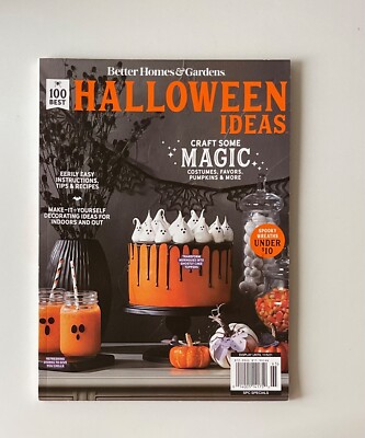 Better Homes and Garden Magazine 100 Best Halloween Ideas 2021-image