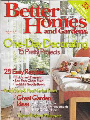Better Homes and Gardens Magazine August 2006-image