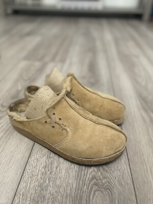 Haflinger Saskatchewan Slip On Mules Clogs Shearling Lined Women’s 39/8-image