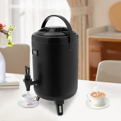 Better Homes & Gardens 8 Gallon Stainless Steel Beverage Dispenser with Lid-image