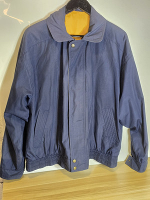 St Michael Vintage M&S Mens Harrington Jacket - Navy - Medium (40) 24