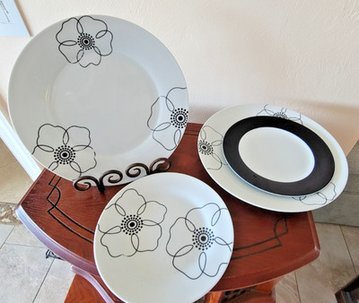 Pier 1 Imports Mod Petal Dinner Plates 11