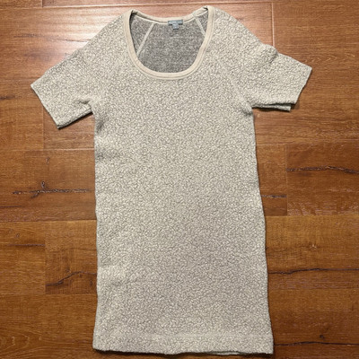 James Perse Fleece Wool Dress Womens M Beige T Shirt USA Cozy Comfort Lounge-image